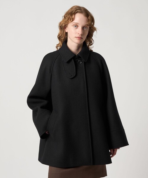 Steven Alan＞ウール カシミヤ テント ショートコート（ステン