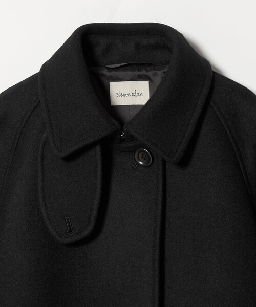 Steven Alan＞ウール カシミヤ テント ショートコート（ステンカラー