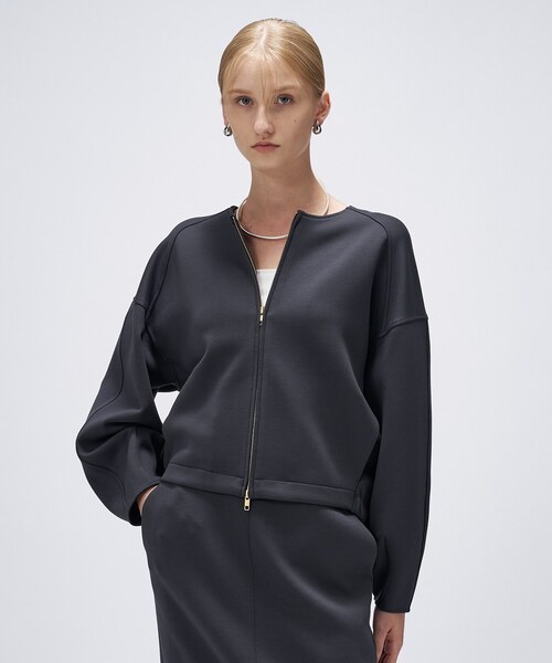 セットアップ／マシンウォッシュ】ダブルジップダンボールブルゾン