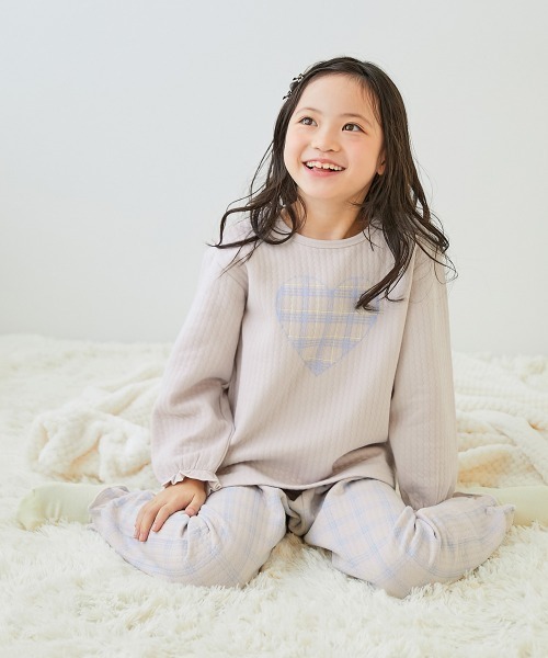 devirock（デビロック）の「ガールズ やわらかキルト パジャマ（ルームウェア/パジャマ・キッズ・グリーン系その他2/ピンク系その他3/ベージュ系その他/ベージュ系その他2/ピンク系その他2/グリーン系その他/ブルー系その他/ピンク系その他4/ピンク系その他/ブルー系その他2/グレー系その他・120cm/150cm/140cm/130cm/110cm/100cm/160cm）」の19枚目の写真