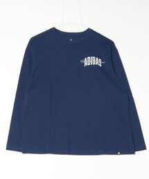 アディダス Tシャツ ブルー Vネック オーバーサイズ サイドスリット B132 アディダス Tシャツ ブルー Vネック オーバーサイズ サイド