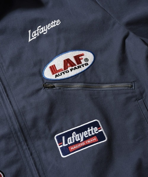 LFYT(エルエフワイティー)の「LFYT ラファイエット【Lafayette】- レーシング パッチ ジャケット【RACING PATCH WORK JACKET LA251002】(ブルゾン・メンズ・ネイビー/ブラック・XXL/XL/M/L)」の15枚目の写真