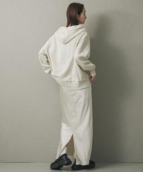 SENSE OF PLACE by URBAN RESEARCH（センスオブプレイスバイアーバンリサーチ）の「『別注』Champion×SENSE OF PLACE　ジップパーカー（パーカー・レディース・ブラウン/グリーン/オートミール・ONE）」の10枚目の写真