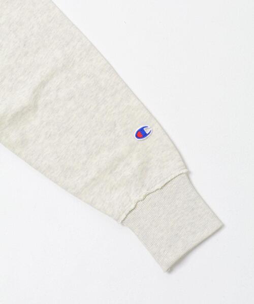 SENSE OF PLACE by URBAN RESEARCH（センスオブプレイスバイアーバンリサーチ）の「『別注』Champion×SENSE OF PLACE　ジップパーカー（パーカー・レディース・ブラウン/グリーン/オートミール・ONE）」の12枚目の写真