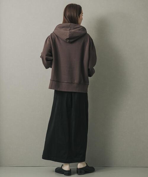 SENSE OF PLACE by URBAN RESEARCH（センスオブプレイスバイアーバンリサーチ）の「『別注』Champion×SENSE OF PLACE　ジップパーカー（パーカー・レディース・ブラウン/グリーン/オートミール・ONE）」の16枚目の写真