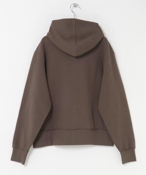 SENSE OF PLACE by URBAN RESEARCH（センスオブプレイスバイアーバンリサーチ）の「『別注』Champion×SENSE OF PLACE　ジップパーカー（パーカー・レディース・ブラウン/グリーン/オートミール・ONE）」の20枚目の写真