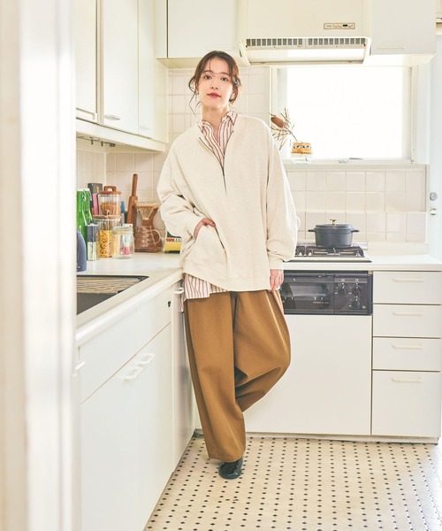 days》ハーフジップスウェットプルオーバー（スウェット