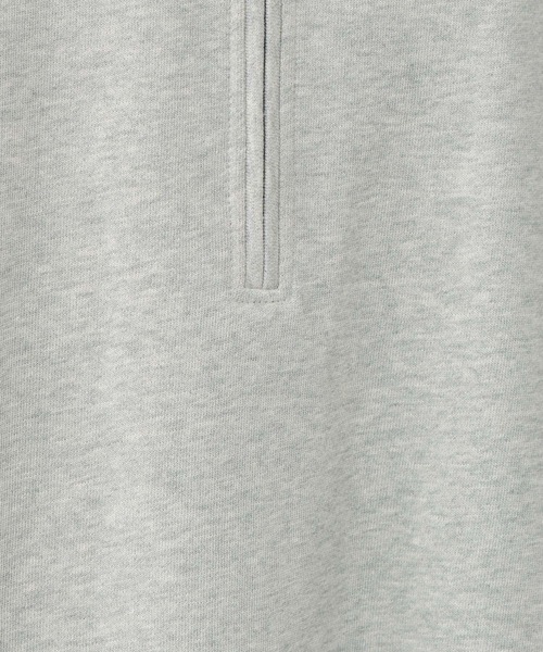 studio CLIP（スタディオクリップ）の「ハーフジップスウェットプルオーバー（スウェット・レディース・アイボリー/グレー・FREE）」の4枚目の写真