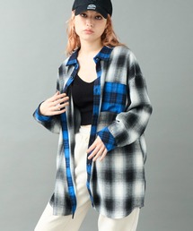 ANAP | クレイジー配色 オーバーサイズ チェック シャツ(シャツ/ブラウス)