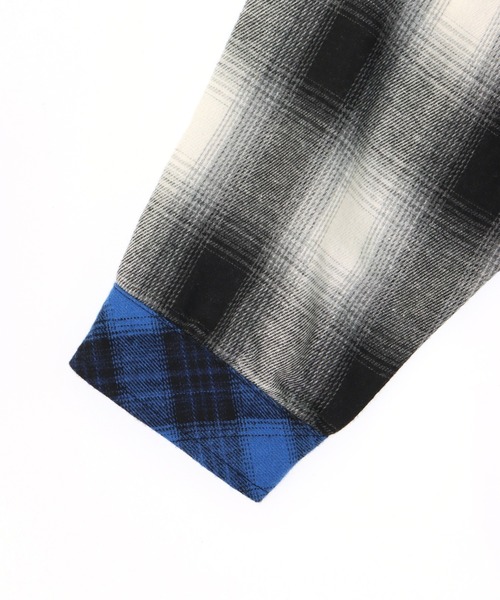 ANAP（アナップ）の「クレイジー配色 オーバーサイズ チェック シャツ（シャツ/ブラウス・レディース・ブラック/ブラウン・F）」の9枚目の写真