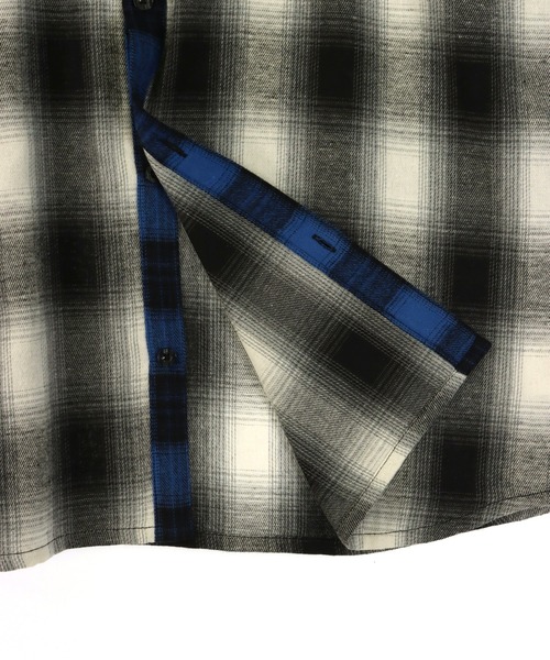 ANAP（アナップ）の「クレイジー配色 オーバーサイズ チェック シャツ（シャツ/ブラウス・レディース・ブラック/ブラウン・F）」の5枚目の写真