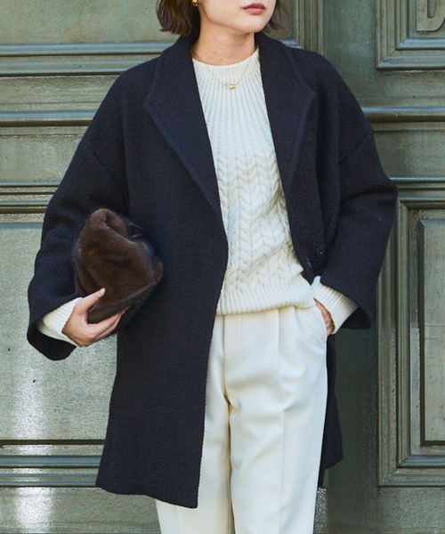 qualite（カリテ）の「ロービングオックスコート/秋服/冬服/オフィス