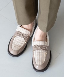 JELLY BEANS | マテリアルコンビインナーファーローファー(204-56100)JELLY BEANS(ジェリービーンズ)(ローファー)