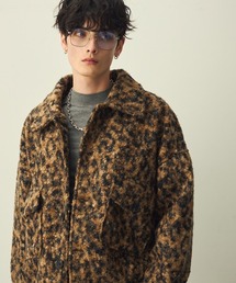 Shoowtime（ショウタイム）の「Leopard Pattern Short Jacket / レオパードショートジャケット（ブルゾン）」