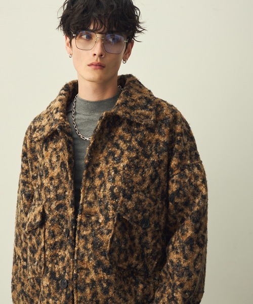 セール】Leopard Pattern Short Jacket / レオパードショート