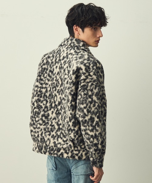 Shoowtime(ショウタイム)の「Leopard Pattern Short Jacket / レオパードショートジャケット(ブルゾン・メンズ・グレー系/ブラウン系・MEDIUM/X-LARGE/LARGE)」の22枚目の写真