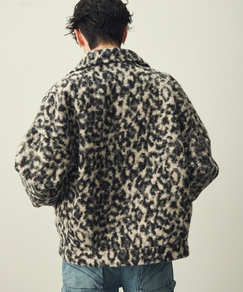 セール】Leopard Pattern Short Jacket / レオパードショート
