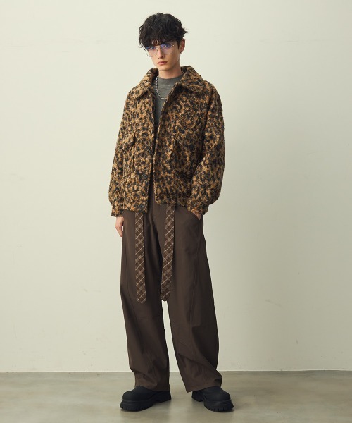 セール】Leopard Pattern Short Jacket / レオパードショート