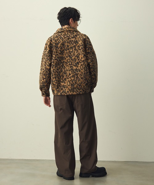 Shoowtime(ショウタイム)の「Leopard Pattern Short Jacket / レオパードショートジャケット(ブルゾン・メンズ・グレー系/ブラウン系・MEDIUM/X-LARGE/LARGE)」の11枚目の写真