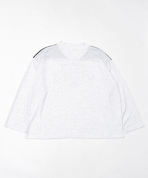 WOND（ウォンド）の「WOND/バイカラースポーツスウェット（スウェット・レディース・ブラック/ライトグレー・FREE）」の7枚目の写真