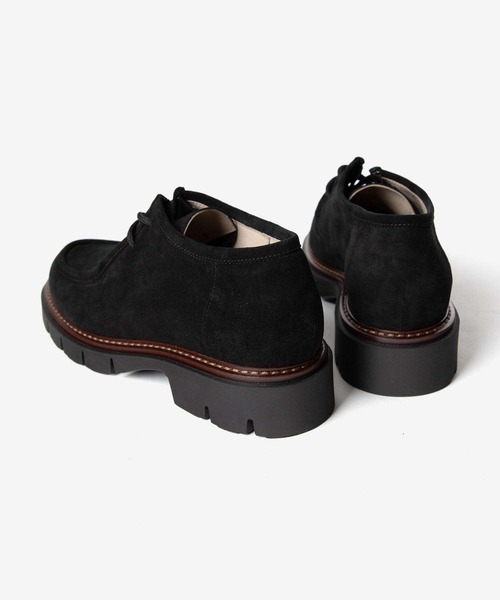 CORSO ROMA,9(コルソローマ)の「CORSO ROMA 9 OLGA 381 SUEDE Tyrolean shoes コルソローマ オルガ チロリアン スエードシューズ モカシン(モカシン/デッキシューズ・レディース・ブラック/サンドベージュ・37/39/38/36)」の8枚目の写真