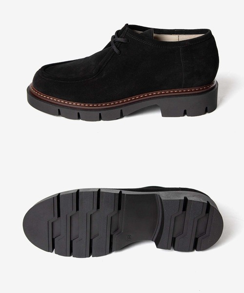 CORSO ROMA,9(コルソローマ)の「CORSO ROMA 9 OLGA 381 SUEDE Tyrolean shoes コルソローマ オルガ チロリアン スエードシューズ モカシン(モカシン/デッキシューズ・レディース・ブラック/サンドベージュ・37/39/38/36)」の9枚目の写真