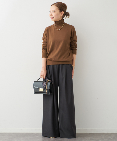 FF30 TODAY タートルネック プルオーバー（ニット/セーター