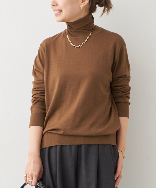 FF30 TODAY タートルネック プルオーバー（ニット/セーター