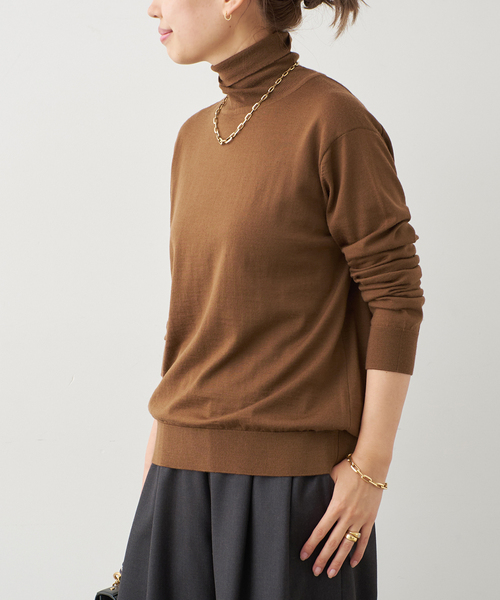 FF30 TODAY タートルネック プルオーバー（ニット/セーター