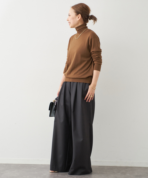 FF30 TODAY タートルネック プルオーバー（ニット/セーター