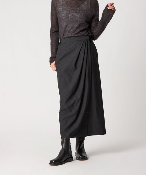 ODETTE E ODILE（オデットエオディール）の「スクエアマニッシュ ショートブーツ35↑（ブーツ・レディース・ブラック/ダークブラウン・22cm/22.5cm/23cm/23.5cm/24cm/24.5cm/25cm）」の3枚目の写真