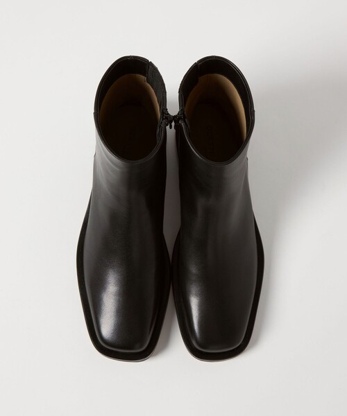 ODETTE E ODILE（オデットエオディール）の「スクエアマニッシュ ショートブーツ35↑（ブーツ・レディース・ブラック/ダークブラウン・22cm/22.5cm/23cm/23.5cm/24cm/24.5cm/25cm）」の11枚目の写真