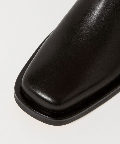 ODETTE E ODILE（オデットエオディール）の「スクエアマニッシュ ショートブーツ35↑（ブーツ・レディース・ブラック/ダークブラウン・22cm/22.5cm/23cm/23.5cm/24cm/24.5cm/25cm）」の16枚目の写真