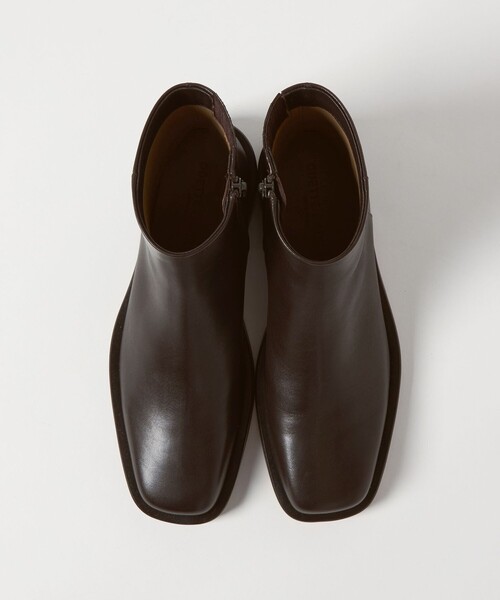 ODETTE E ODILE（オデットエオディール）の「スクエアマニッシュ ショートブーツ35↑（ブーツ・レディース・ブラック/ダークブラウン・22cm/22.5cm/23cm/23.5cm/24cm/24.5cm/25cm）」の18枚目の写真