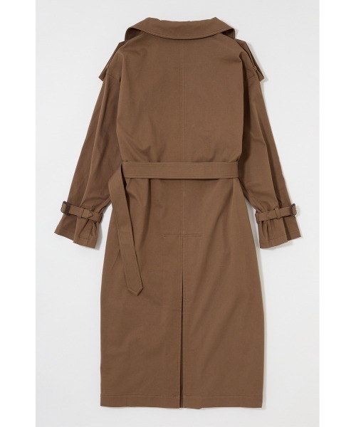 MOUSSY（マウジー）の「OVER トレンチコート（トレンチコート・レディース・ブラウン・FREE）」の16枚目の写真