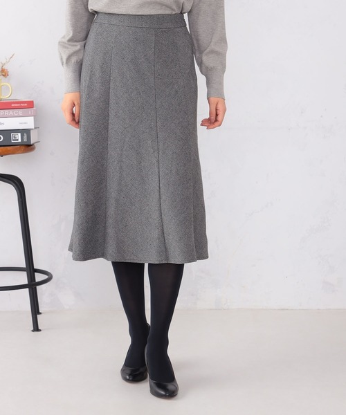 GALLORIA(ギャローリア)の「【キレメクスカート】ハギフレアスカート(スカート・レディース・チャコールグレー/ブラック/グレー/ライトパープル・M/LL/L/S)」の20枚目の写真