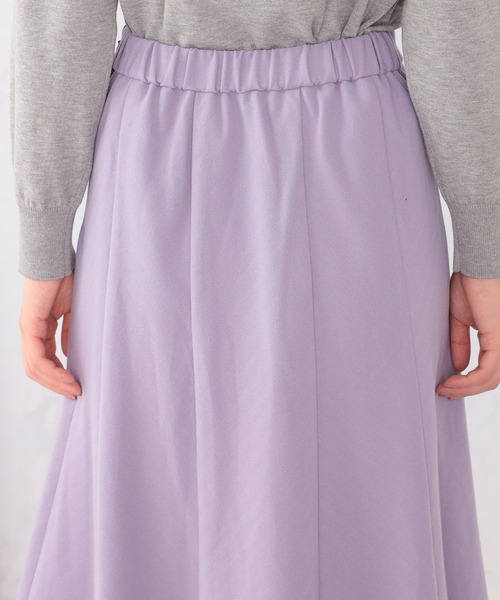 GALLORIA(ギャローリア)の「【キレメクスカート】ハギフレアスカート(スカート・レディース・チャコールグレー/ブラック/グレー/ライトパープル・M/LL/L/S)」の10枚目の写真