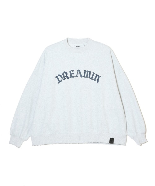 MSML(エムエスエムエル)の「GARMENT DYE WIDE CREWNECK SWEAT(スウェット・メンズ・ネイビー/オートミール/ブラック・M/L)」の2枚目の写真