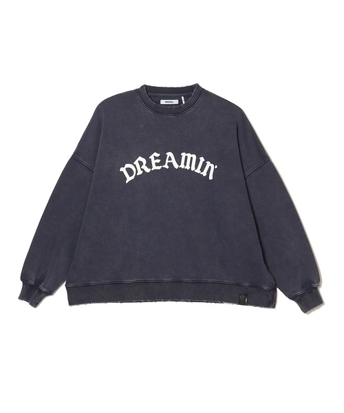 MSML(エムエスエムエル)の「GARMENT DYE WIDE CREWNECK SWEAT(スウェット・メンズ・ネイビー/オートミール/ブラック・M/L)」の3枚目の写真