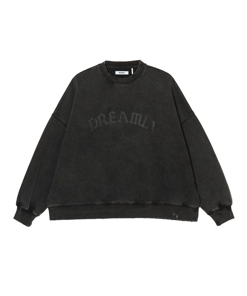 MSML(エムエスエムエル)の「GARMENT DYE WIDE CREWNECK SWEAT(スウェット・メンズ・ネイビー/オートミール/ブラック・M/L)」の1枚目の写真