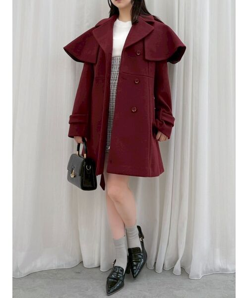 さっちゃん☆タグ付き新品！2wayトレンチコート オーバーサイズトレンチコートsdpxyz076168 グレー – [公式]SAISON DE