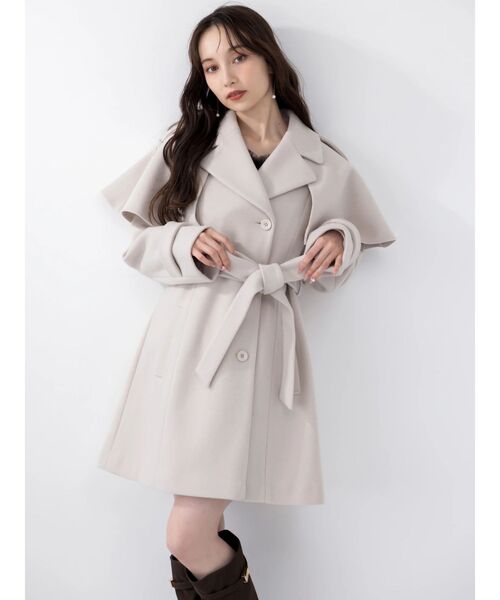 2WAYケープミニトレンチコート（トレンチコート）｜dazzlin（ダズリン