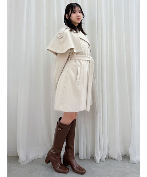 2WAYケープミニトレンチコート（トレンチコート）｜dazzlin（ダズリン