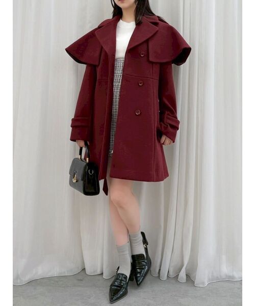 2WAYケープミニトレンチコート（トレンチコート）｜dazzlin（ダズリン