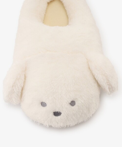 Afternoon Tea(アフタヌーンティー)の「ルームシューズ/てらおかなつみ(ルームシューズ/スリッパ・レディース・ホワイト・ONE SIZE)」の4枚目の写真