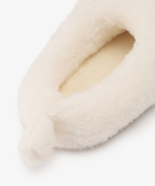 Afternoon Tea(アフタヌーンティー)の「ルームシューズ/てらおかなつみ(ルームシューズ/スリッパ・レディース・ホワイト・ONE SIZE)」の5枚目の写真