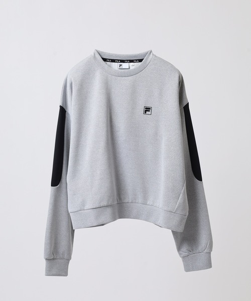 FILA(フィラ)の「FILA CREW SWEAT SHIRTS フィラ ダンボールニット クルーネックトレーナー(スウェット・レディース・ホワイト/グレー/ピンク・L/XL/M)」の13枚目の写真