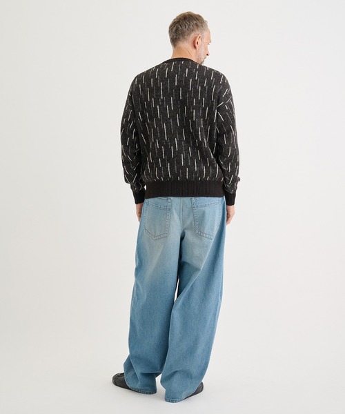 markaware（マーカウェア）の「【MARKAWARE/マーカウェア】RAIN DROP PATTERN JUMPER（ニット/セーター・メンズ・ブラウン/ブラック・1/2）」の5枚目の写真