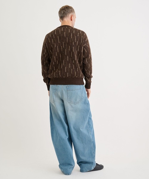 markaware（マーカウェア）の「【MARKAWARE/マーカウェア】RAIN DROP PATTERN JUMPER（ニット/セーター・メンズ・ブラウン/ブラック・1/2）」の11枚目の写真