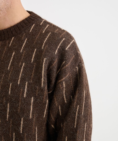 MARKAWARE 美品  PATTERN DS JUMPER MARKAWARE/マーカウェア】RAIN DROP PATTERN JUMPER（ニット/セーター